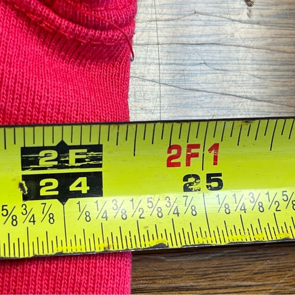 Vintage Y2K Emboidered ITALY Flag‎ Red Sweatshirt Size XL w/ Flaw 80s 90s USA - Picture 13 of 15